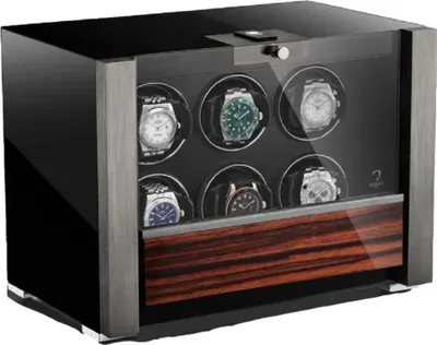 Produktbild von Modalo - 3906614S - Uhrenbeweger für 6 Uhren - Victory Makassar/Silber