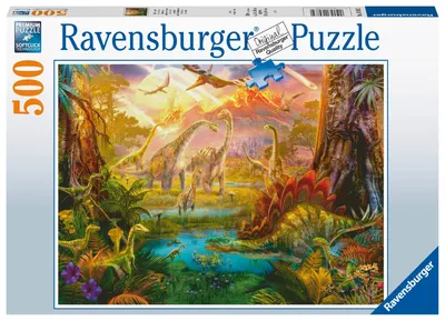 Obrázok produktu pre Ravensburger Puzzle - V Dinolande - 500 dielikov