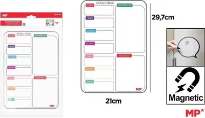 Produktbild von Wöchentlicher magnetischer Planer A4