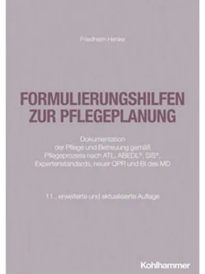 Obrázek produktu pro Formulierungshilfen zur Pflegeplanung