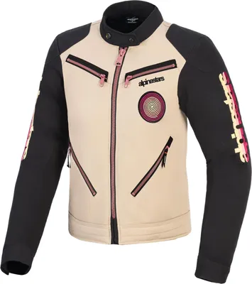 Produktbild von Alpinestars Stella Grace Damen Motorrad Textiljacke, beige/schwarz, M