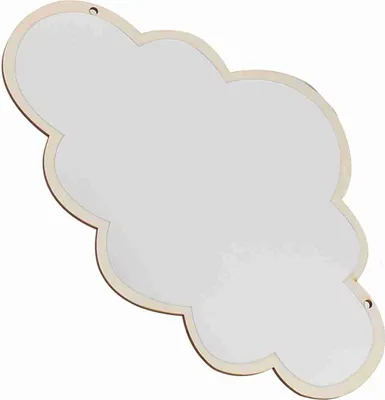 Image de Miroir Décoratif Acrylique Nordique Décalque Mural pour Chambre d'Enfant Art Décoration Maison #Cloud