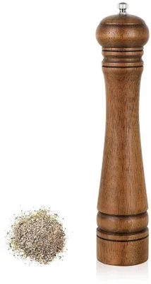 Image de Grand moulin à poivre en bois avec rotor réglable