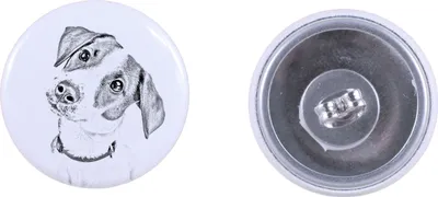 Produktbild von Jack Russell Terrier - einzigartige Hund-Ohrringe, Ihr Haustier als Schlüsselanhänger, Eigenmarke Art-Dog