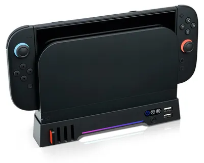 Produktbild von Wigearss Kühler Standfuß für Nintendo Switch 2 Konsole mit Steckplätze für 8 Nintendo Switch 2 Spiele