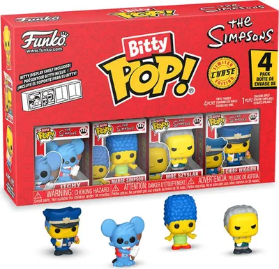 Obrázok produktu pre Figúrka The Simpsons - Itchy 4-pack (Funko Bitty POP)