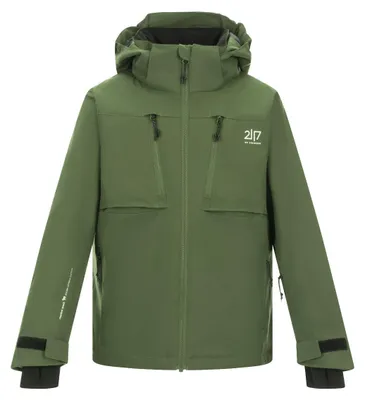 Immagine prodotto di 2117 OF SWEDEN: Giacca da sci imbottita per bambini, modello Lillpite, con cappuccio, colore verde, taglia 152