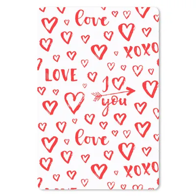 Produktbild von MuchoWow® Mauspad Mousepad Liebe - Geschenk der Liebe 40x60 cm - Mousepads - Maus Mat - Pad - Mausunterlage - Schreibtisch Accesoire