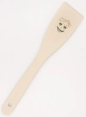 Produktbild von 10 Holzspatel 30 cm - Smiley - Patisse