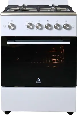 Produktbild von Gasline Gas Standherd SHGG6060FGWW 60cm Gasbackofen mit Thermostat, Grill und Umluft Erdgas LPG