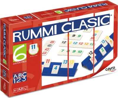Produktbild von Cayro Rummiclasic 6 Players Brettspiel Durchsichtig Kinder Durchsichtig One Size
