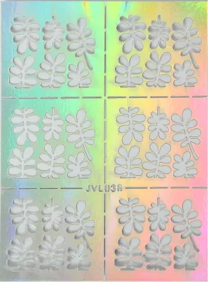 Produktbild von Nail Art Nagelfolie Nagel Schablone Sticker Holow Modell 5