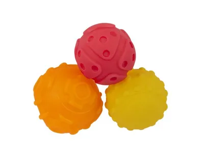 Produktbild von Playgro - Strukturierte Bälle für die motorische Entwicklung 3pcs