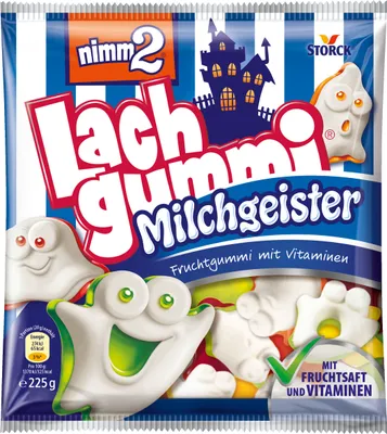 Produktbild von nimm2® Lachgummi Milchgeister Fruchtgummi 225,0 g