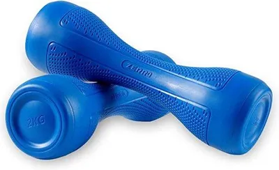 Immagine prodotto di Set di pesi per allenamento fitness uomo e donna, 2 kg, per l'allenamento a casa