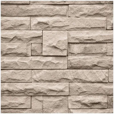 Produktbild von Wallario Memoboard Magnettafel aus Glas, Größe 50 x 50 cm, Motiv Steinwand grau-braun