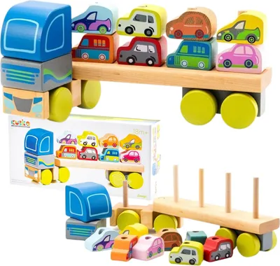 Zdjęcie produktu dla Ciężarówka Laweta Tir Transporter Autek Klocki