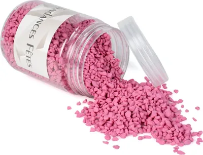 Immagine prodotto di Granulato decorativo fucsia 400 g - Taglia unica