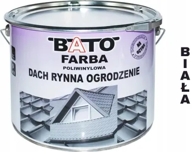 Obrázek produktu pro Polyvinylchloridová Barva Na Střechy A Okapy, Bílá, 10 L