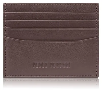 Produktbild von Kreditkartenetui praktisches RFID-Naturlederetui cognac Paolo Peruzzi AY-16-CG