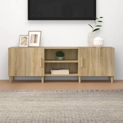 Produktbild von The Living Store TV-Schrank Sonoma-Eiche 150x30x50 cm Holzwerkstoff