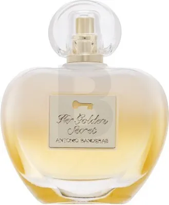 Produktbild von Antonio Banderas Her Golden Secret, Frauen, 80 ml, Apfel, Bergamotte, Mandarine, Pfirsich, Schwarze Johannisbeere, Gardenia, Orangenblüte, Zedernholz, Moschus, Tonka-Bohne, Vanille, Spray