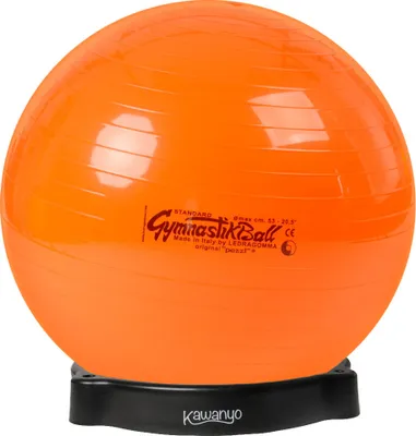 Zdjęcie produktu dla Oryginalna piłka gimnastyczna Pezzi® Gymnastikball STANDARD m. Ballschale - pomarańczowa