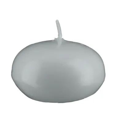 Produktbild von Schwimmkerzen Silbergrau Ø 42 x 26 mm, 40 Stück