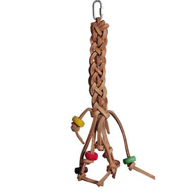 Produktbild von Lederzopf Vogelspielzeug ca. 37 cm