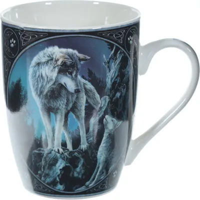 Immagine prodotto di Lisa Parker - Tazza da caffè con lupo e cucciolo