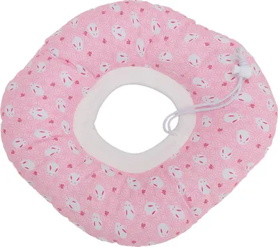 Produktbild von Ohrschutzkissen mit Loch Weiche Baumwollschmerzdruck Reduktion Schlafkissen für Seitenschläfer rosa