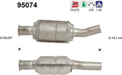 Zdjęcie produktu dla Katalizator Toyota Corolla E11 1,6