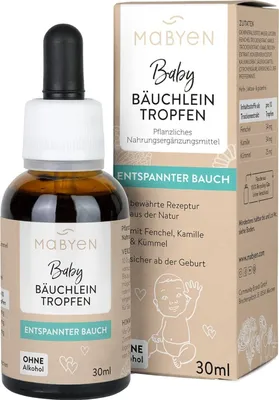 Obrázok produktu pre Výživový doplnok proti bolesti žalúdka pre deti Mabyen, 30ml