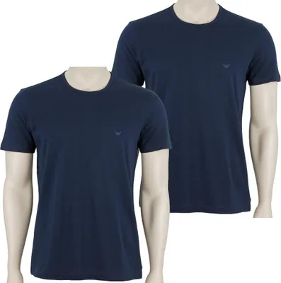 Produktbild von EMPORIO ARMANI 2P O-NECK RUNDHALS T-SHIRT 2 blau S