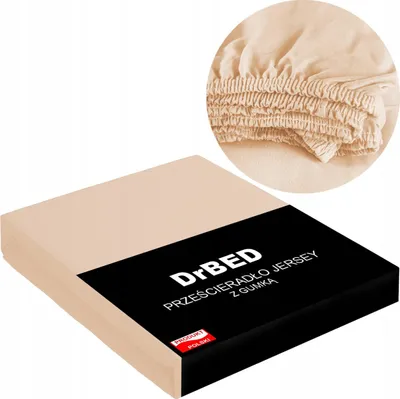 Obrázok produktu pre Napínacie prestieradlo z bavlneného džerseju 160 x 200 Anti-Pilling-Polish