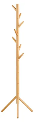 Immagine prodotto di Appendiabiti Wanaka in bambù naturale a forma di albero 50x163 cm