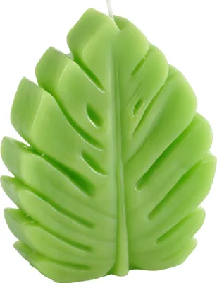 Image de Bougie décorative en forme de feuille