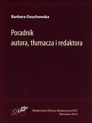 Productafbeelding van Poradnik autora, tłumacza i redaktora