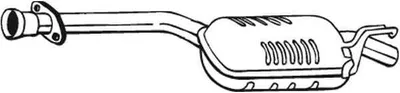 Produktbild von Bosal Mittelschalldämpfer  175-241