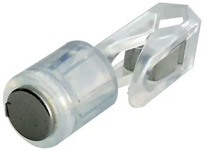 Produktbild von Magnet Power Zylinder + Klammer 14x44mm VE=30 Stück kristall