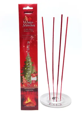 Produktbild von pajoma® Räucherstäbchen Wintermärchen 10 Stück | Weihrauch-Stäbchen 28 cm - in d