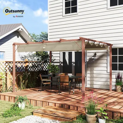 Produktbild von Pergola – Gartenüberdachung – Sonnenschutz – Außenbereich – Überdachung – Aluminiumrahmen