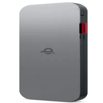Produktbild von Lenovo GO, 10000 mAh, Lithium Polymer (LiPo), Power Delivery, Kabelloses Aufladen, 30 W, Grau