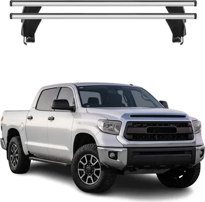 Image de Menabo Barres de toit Transversales pour Toyota Tundra XK50 2014-2021 Alu Gris