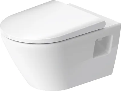 Image de Duravit Pack WC suspendu D-Neo - cuvette Rimeless + abattant frein de chute - Blanc