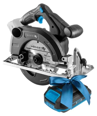 Produktbild von HÖGERT TECHNIK Akku-Handkreissäge 18V, bürstenloser Motor, kabellos, 0-5000 U/mi