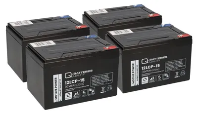 Produktbild von Akku kompatibel 48V 15Ah (4x12V 15Ah) E-Scooter E-Roller
