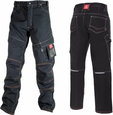 Produktbild von URGENT Arbeitshose Sicherheitshose Bundhose Multifunktion - Schwarz - (URG-B-SP) Gr. 52