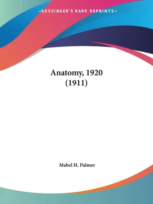 Produktbild von Anatomy, 1920 (1911)
