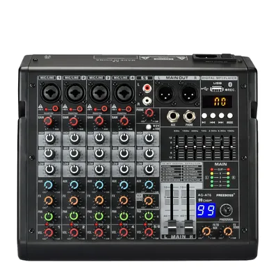 Zdjęcie produktu dla Mikser audio, 6 kanałów, 99 efektów DSP, wtyczka EU